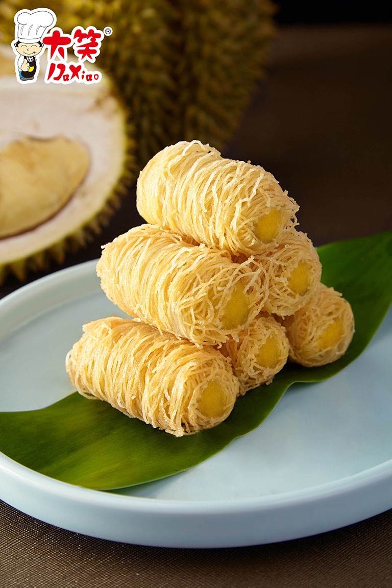金丝榴莲酥